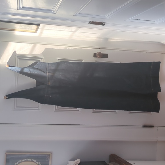 Anthro wide leg Pilcro Denim Jumpsuit - Picture 2 of 3